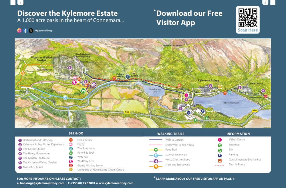 Kylemore 1000 acre estate map